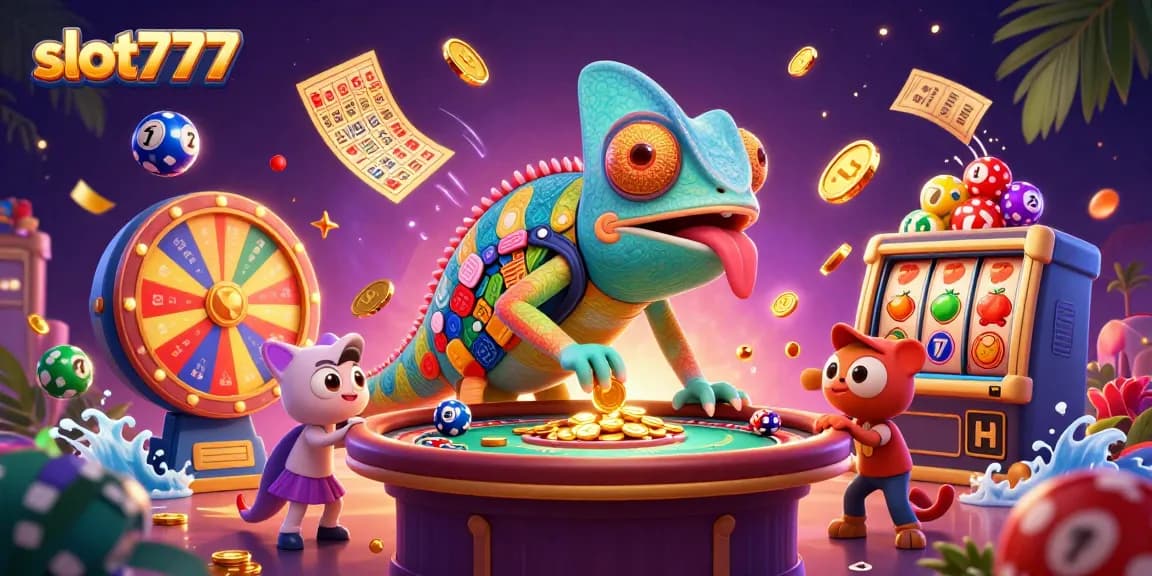Engage with slot777 and experience the excitement of colorful lottery elements and rich casino visuals.