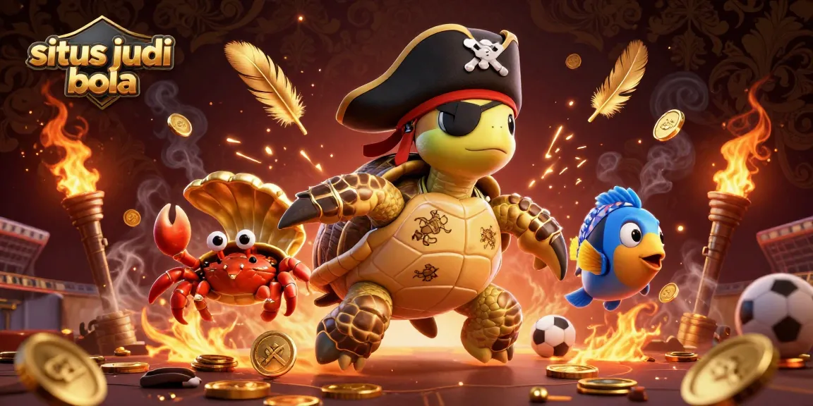 Experience situs judi bola with a vibrant 3D scene showcasing dynamic betting action.