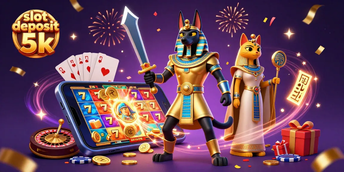 Experience the excitement of slot deposit 5k with ancient Egyptian themes and vibrant visuals.
