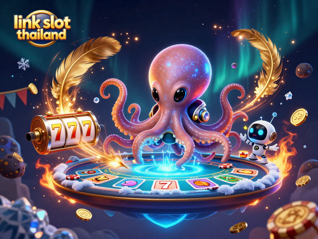 Engage in thrilling gameplay with link slot thailand, featuring vibrant slot reels and dynamic casino elements.