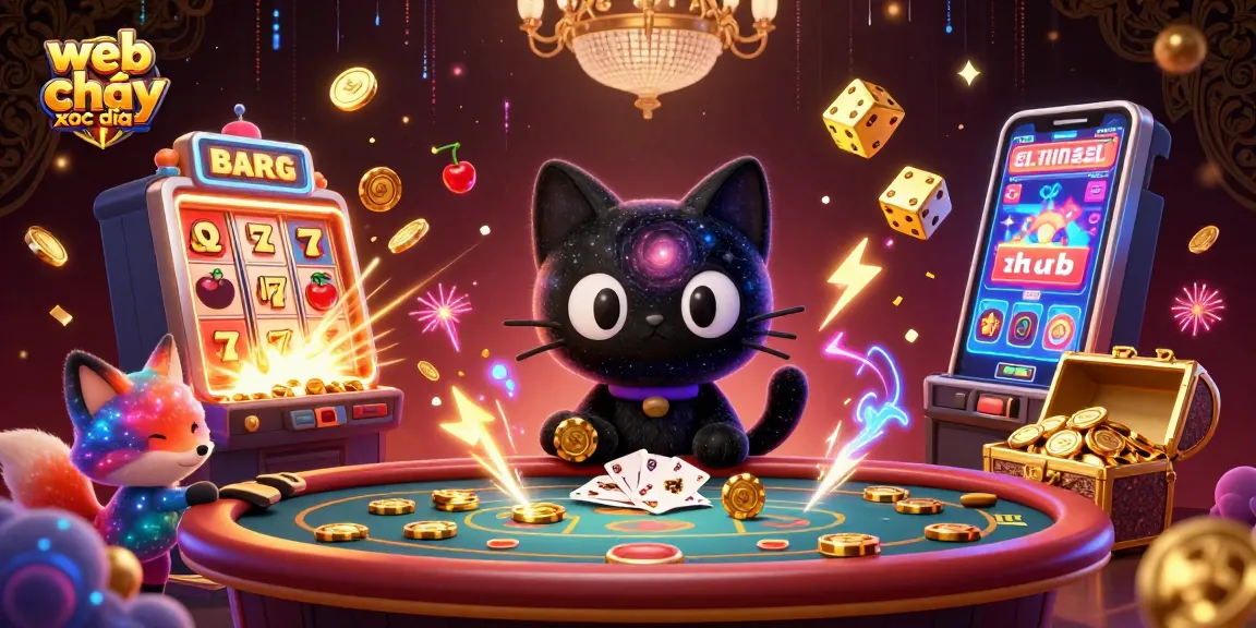 Experience the thrill of web chơi xóc đĩa, winning big on vibrant casino games!