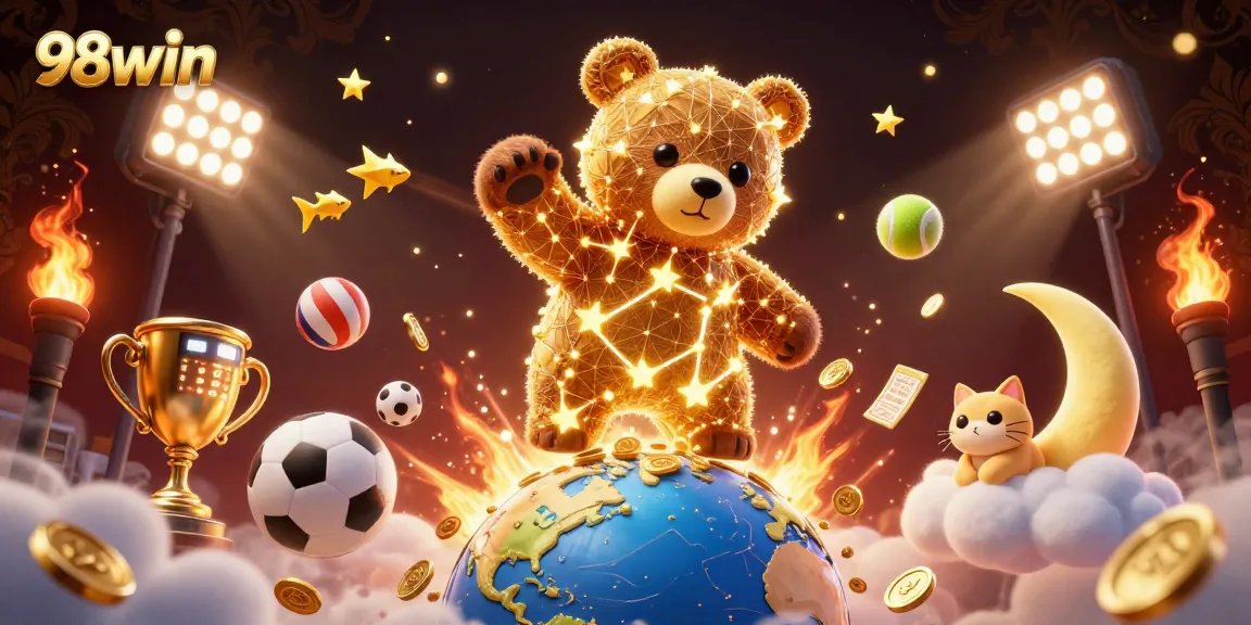 Experience the thrill of winning at 98win with dynamic sports betting action and collectible coins in an engaging atmosphere.