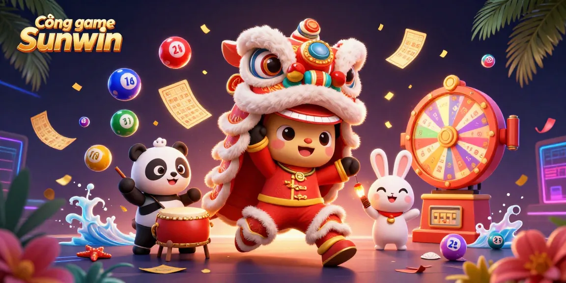Experience dynamic gaming action at Cổng game Sunwin with vibrant characters and engaging elements.